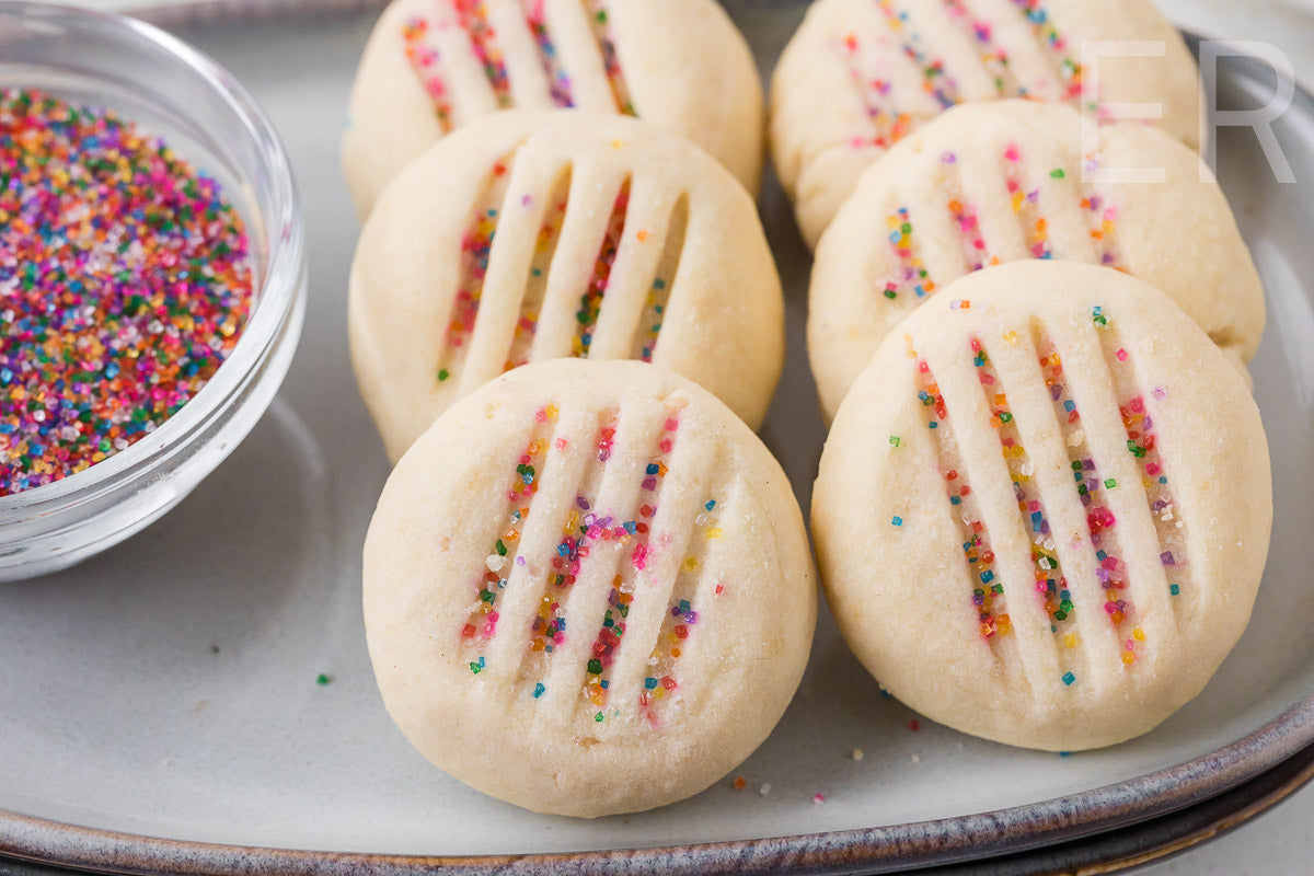 Whipped Shortbread Cookies