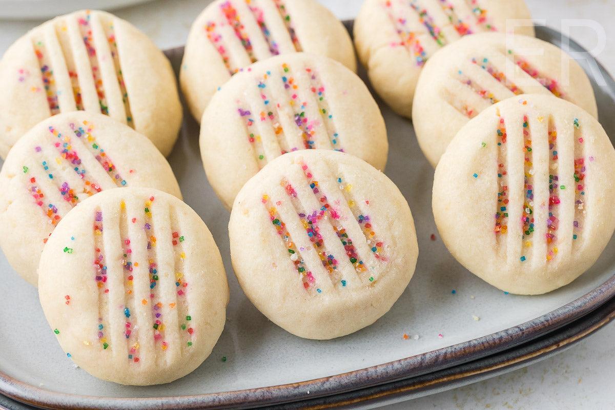 Whipped Shortbread Cookies