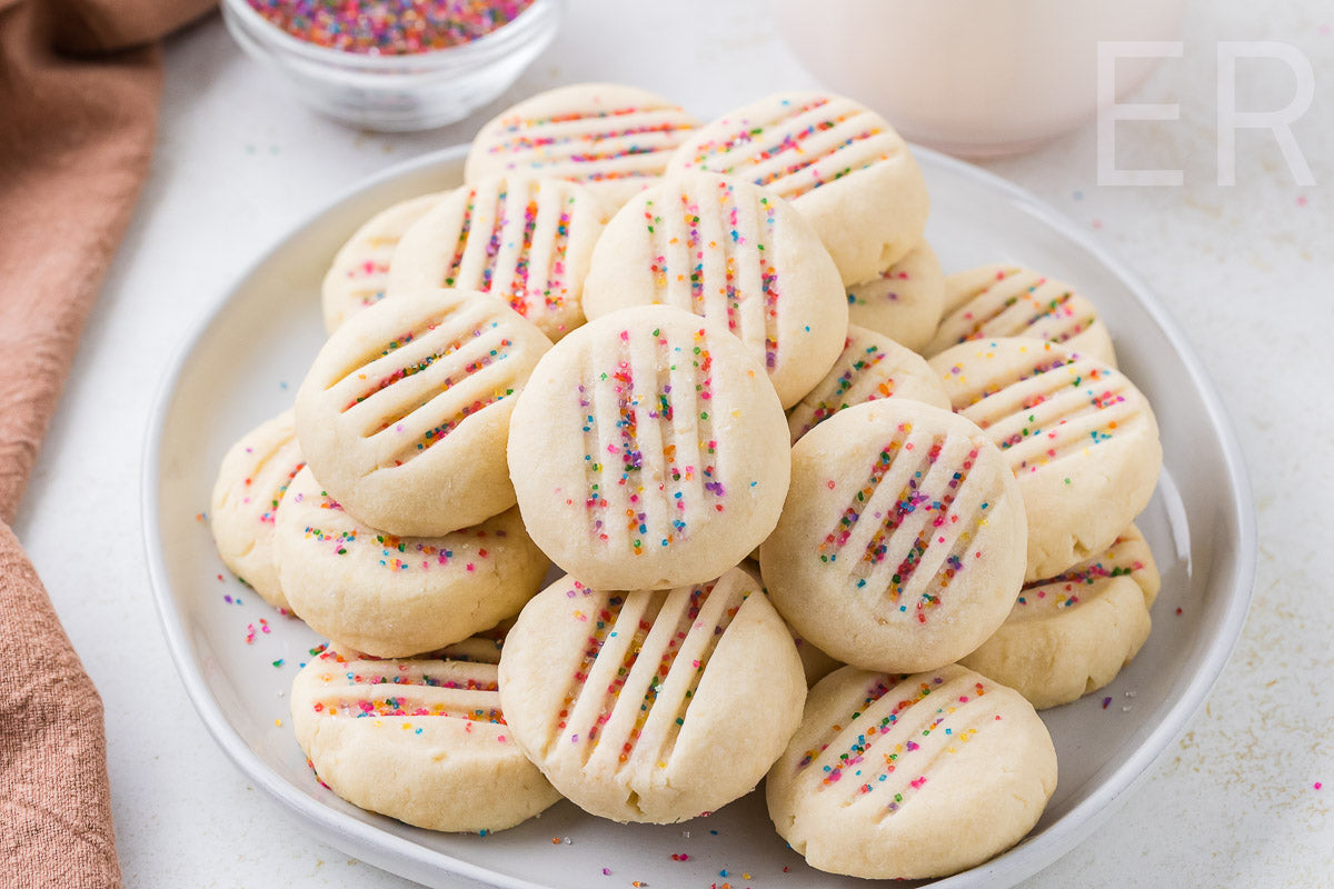 Whipped Shortbread Cookies