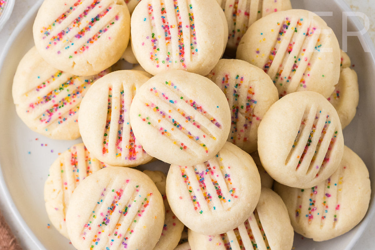 Whipped Shortbread Cookies