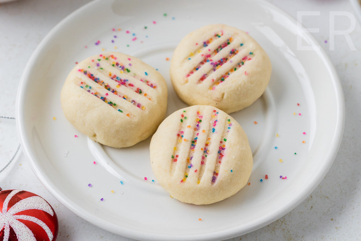 Whipped Shortbread Cookies