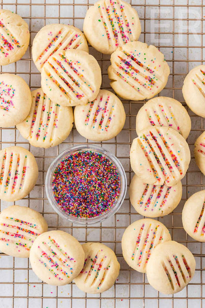 Whipped Shortbread Cookies
