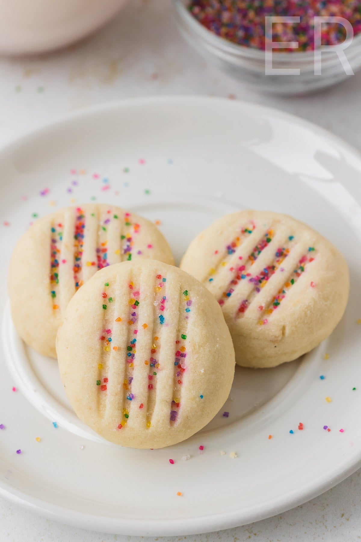 Whipped Shortbread Cookies