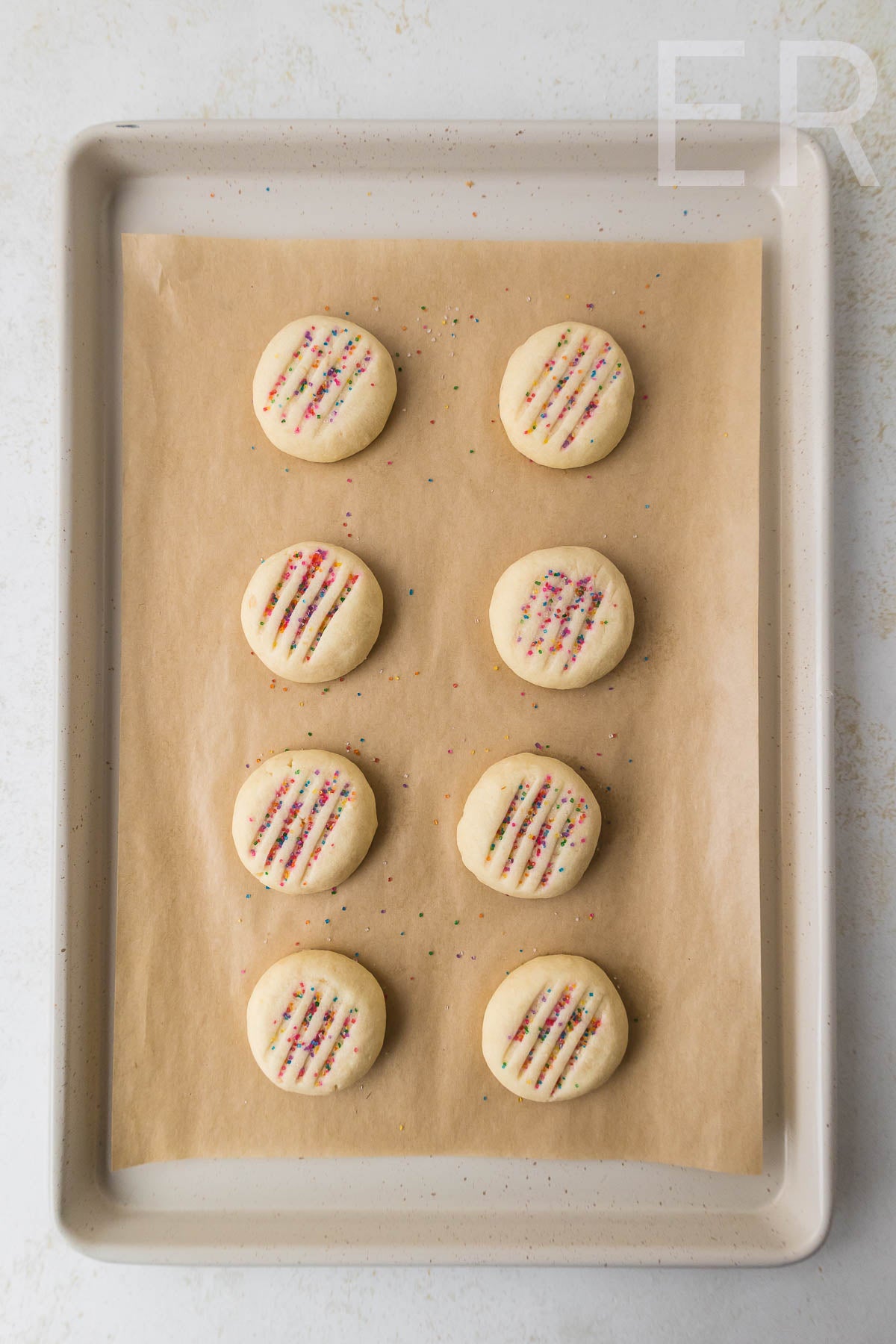 Whipped Shortbread Cookies