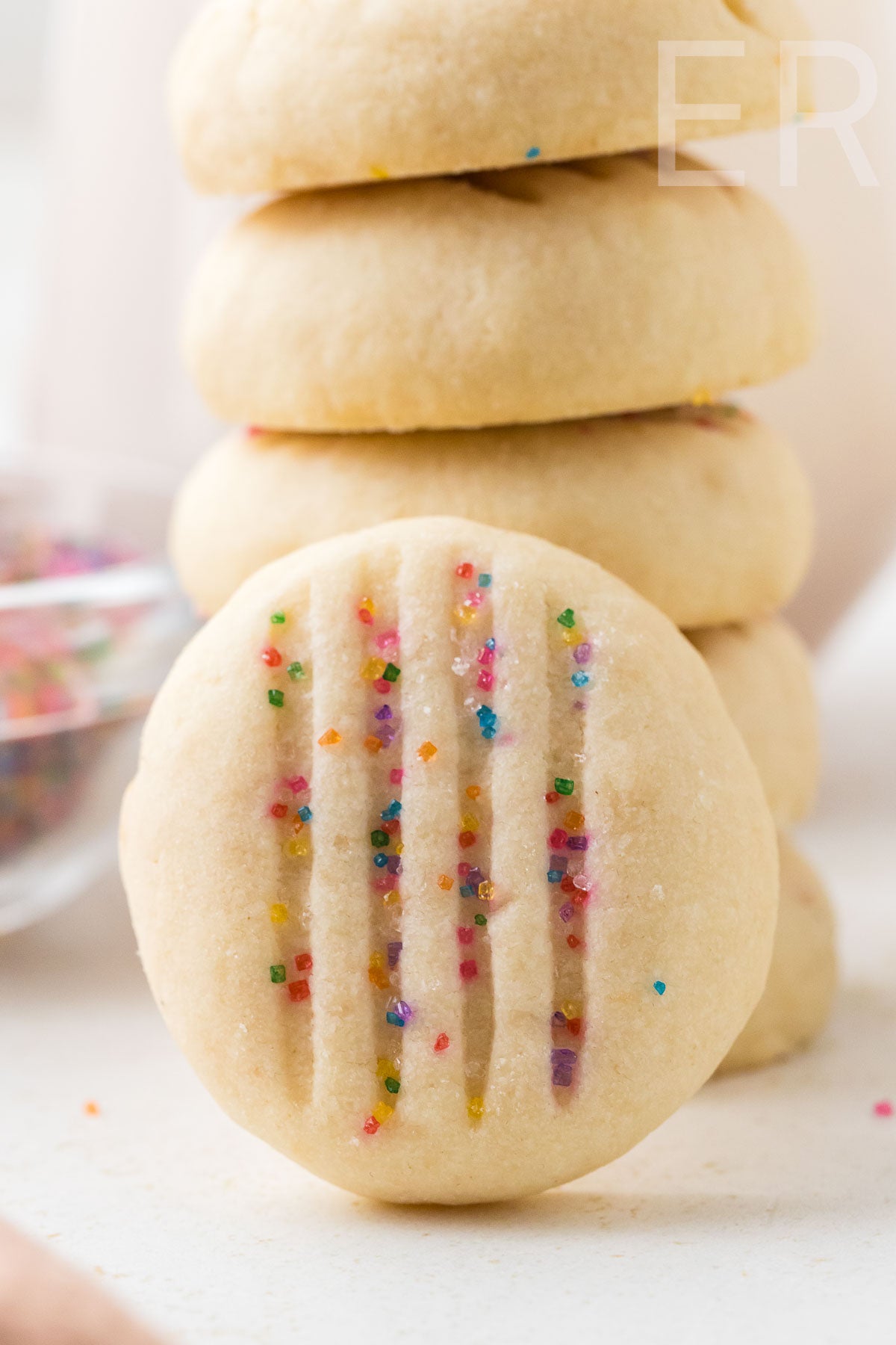Whipped Shortbread Cookies