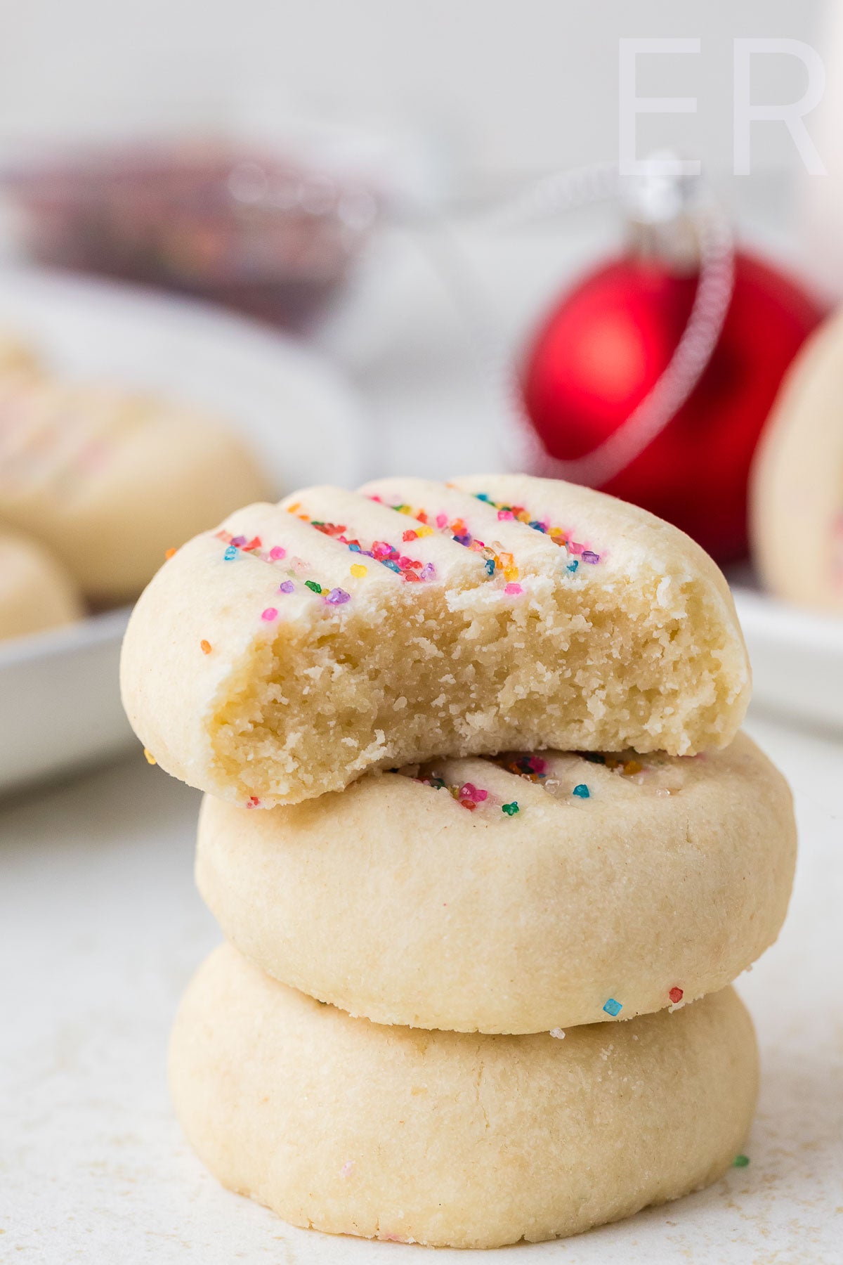 Whipped Shortbread Cookies