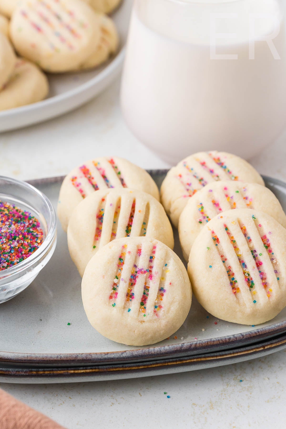 Whipped Shortbread Cookies