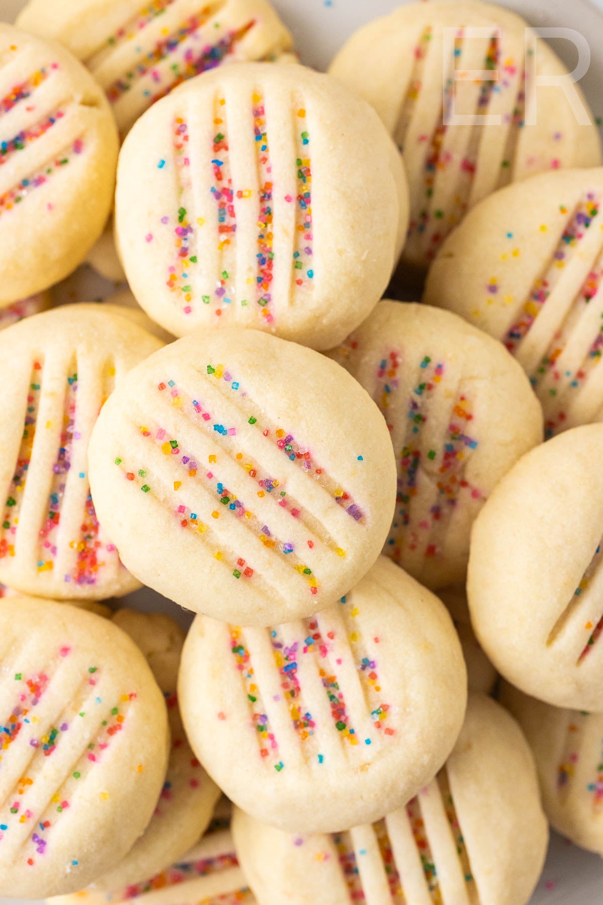 Whipped Shortbread Cookies