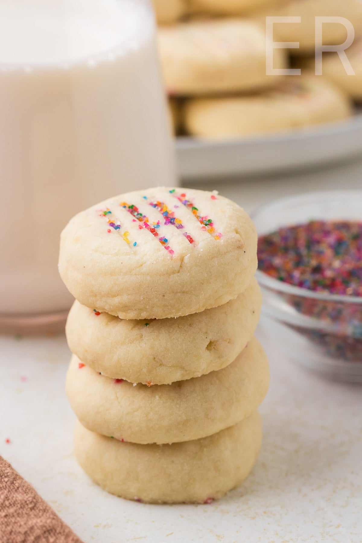 Whipped Shortbread Cookies